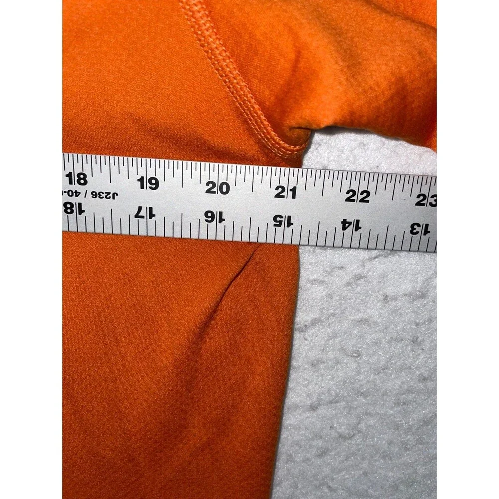 The North Face Shirt Mens M Orange Short Sleeve Horizon Polo Snap Button